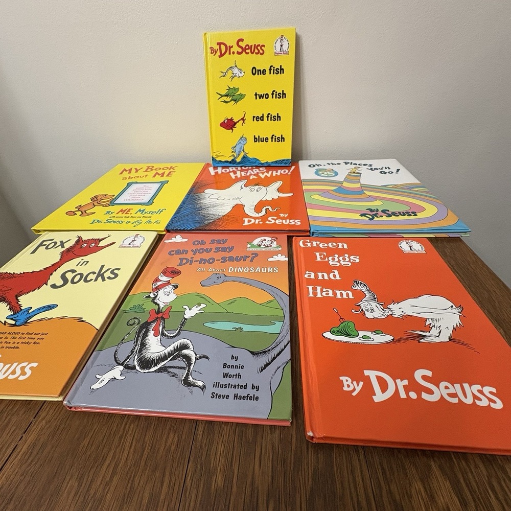 Dr Seuss Books Lot Of 7